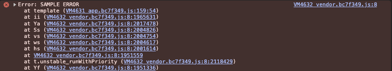 Console Error