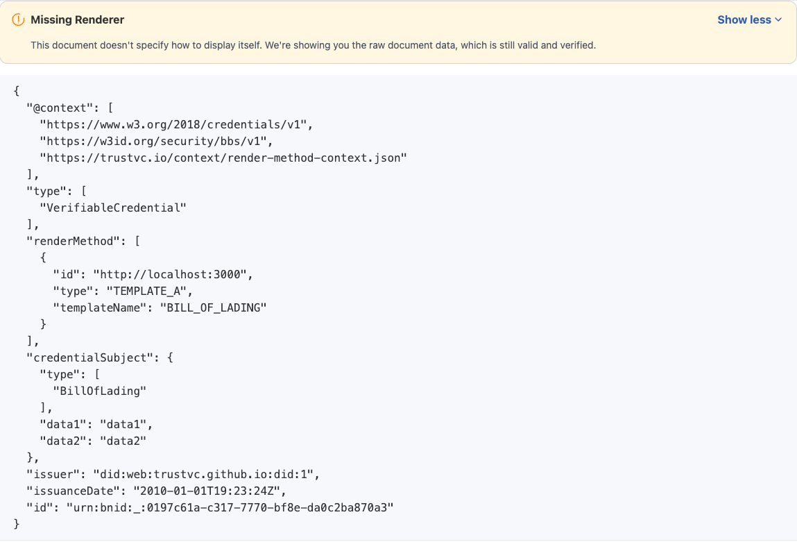 Missing Renderer